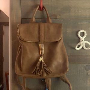 Faux Leather Backpack